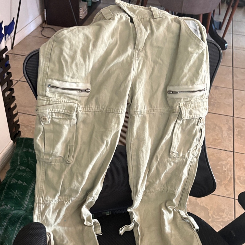 Light Green Cargo Pants